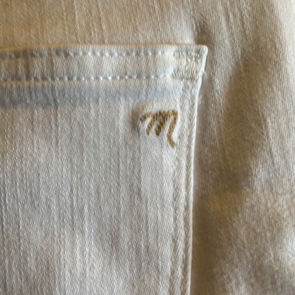 Madewell white skinny Jean size 32 - Picture 2 of 6
